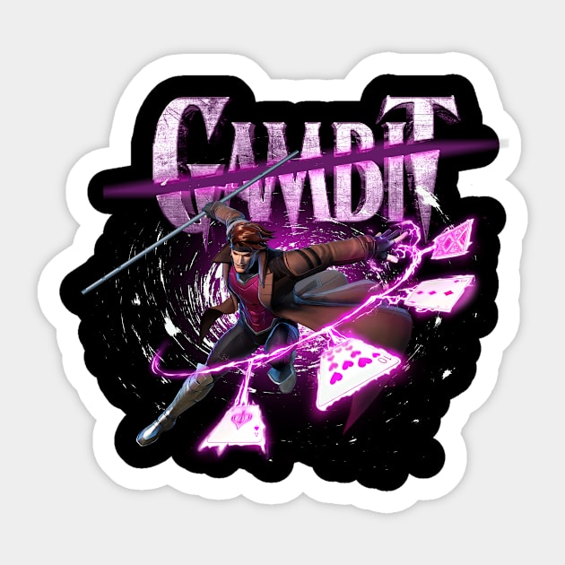 Gambit Sticker by Ignacios